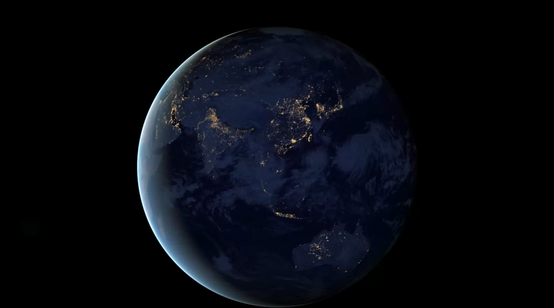 Earth rotate webm format is working