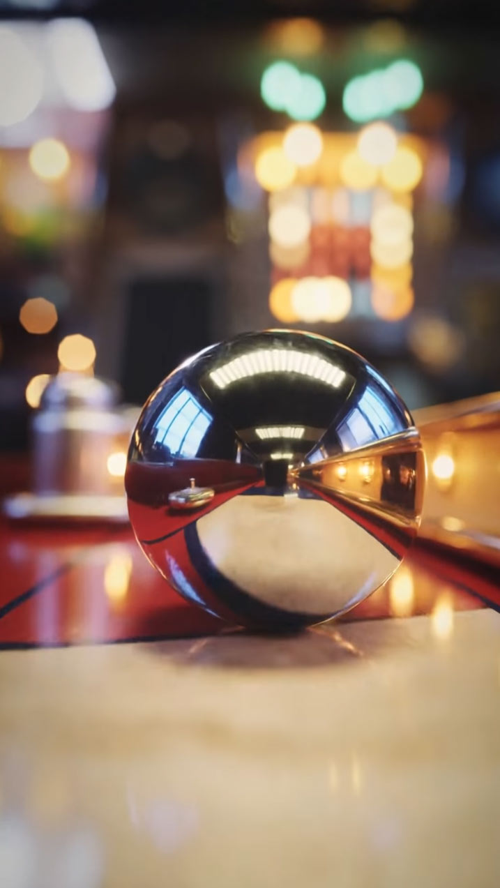 Rolling Silver Ball